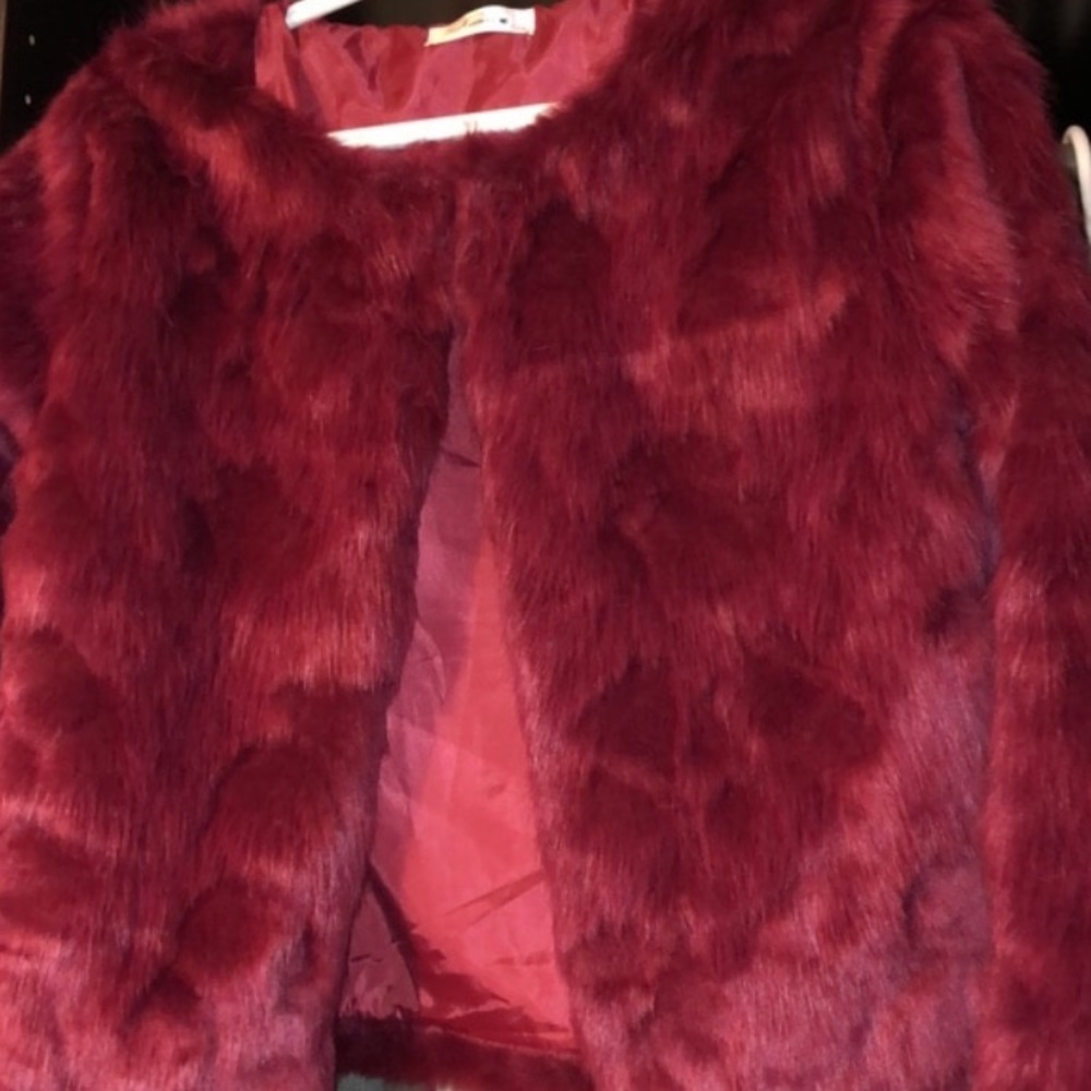 Red Dress Coat - Picture 1 of 2
